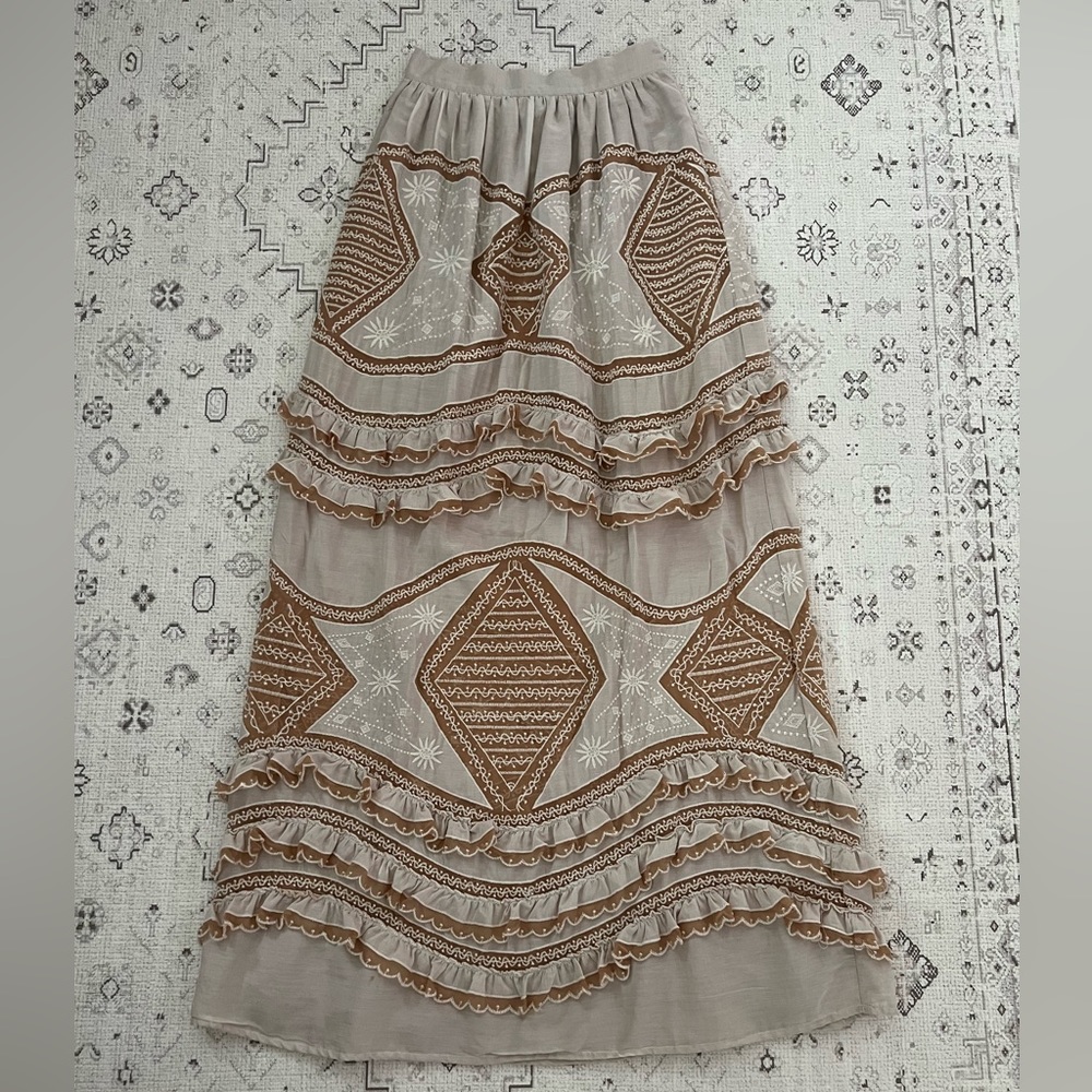 For Love and Lemons Women- Boho Maxi Skirt